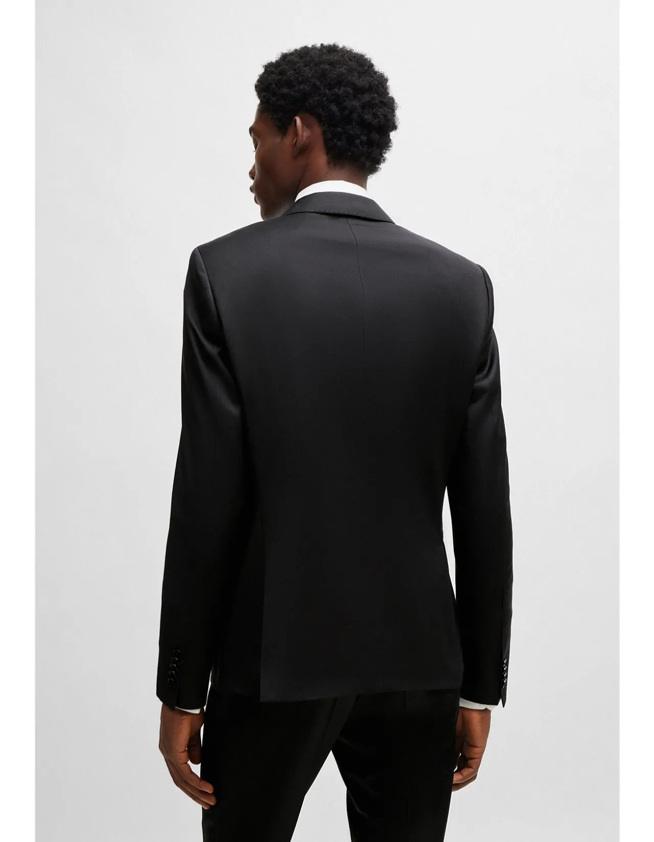 Slim-Fit Virgin-Wool Serge Jacket