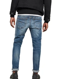 3301 Slim Mid Waist Stretch Denim Jeans