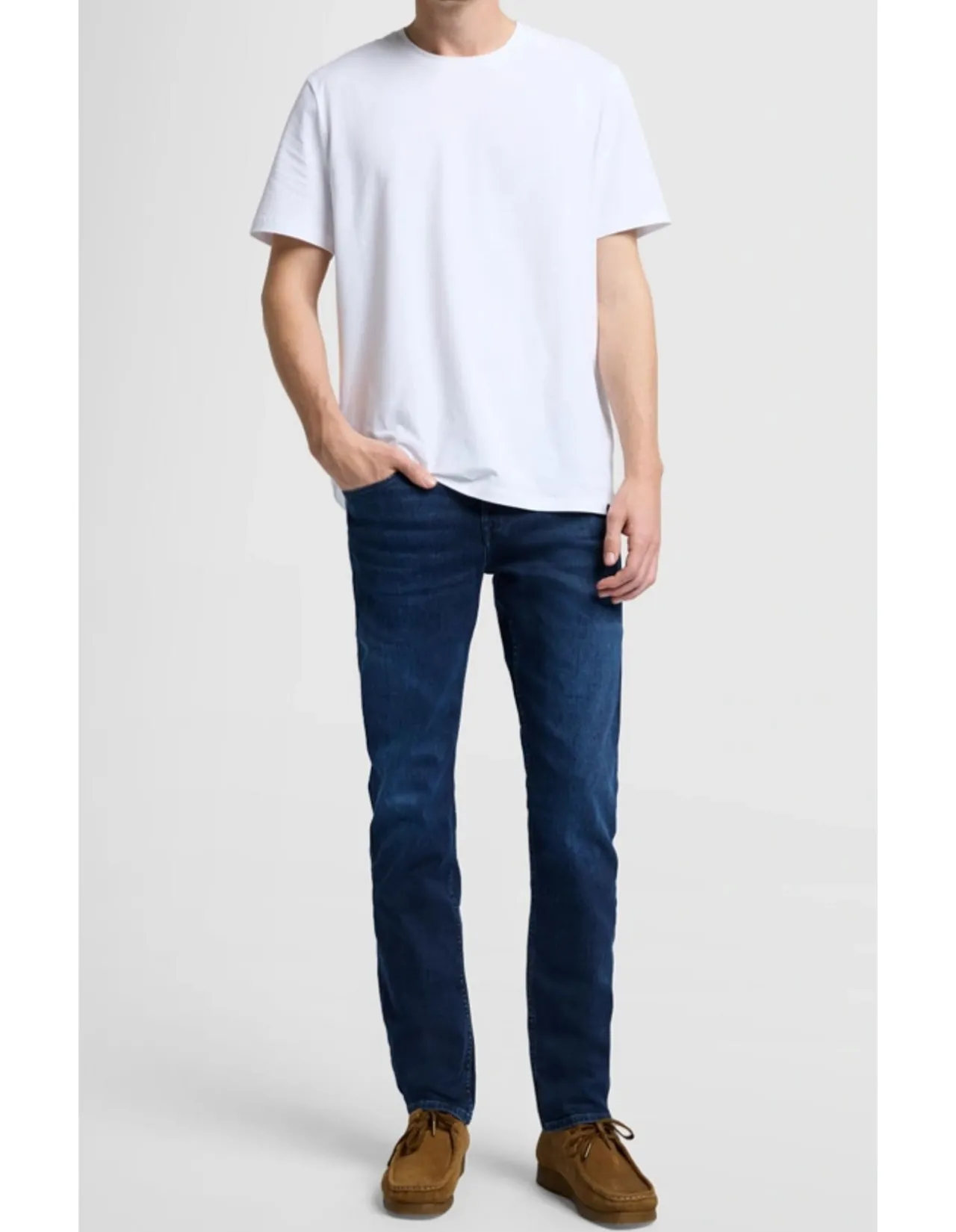 Slimmy Luxe Performance Plus Deep Blue Slim Jeans
