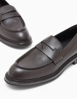 Slip-On Milano Loafer in Pebbled Leather