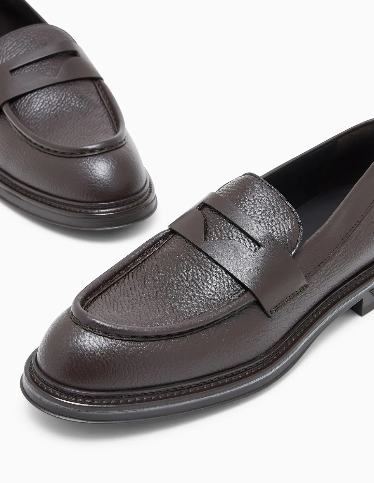 Slip-On Milano Loafer in Pebbled Leather
