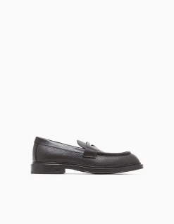 Slip-On Milano Loafer in Pebbled Leather