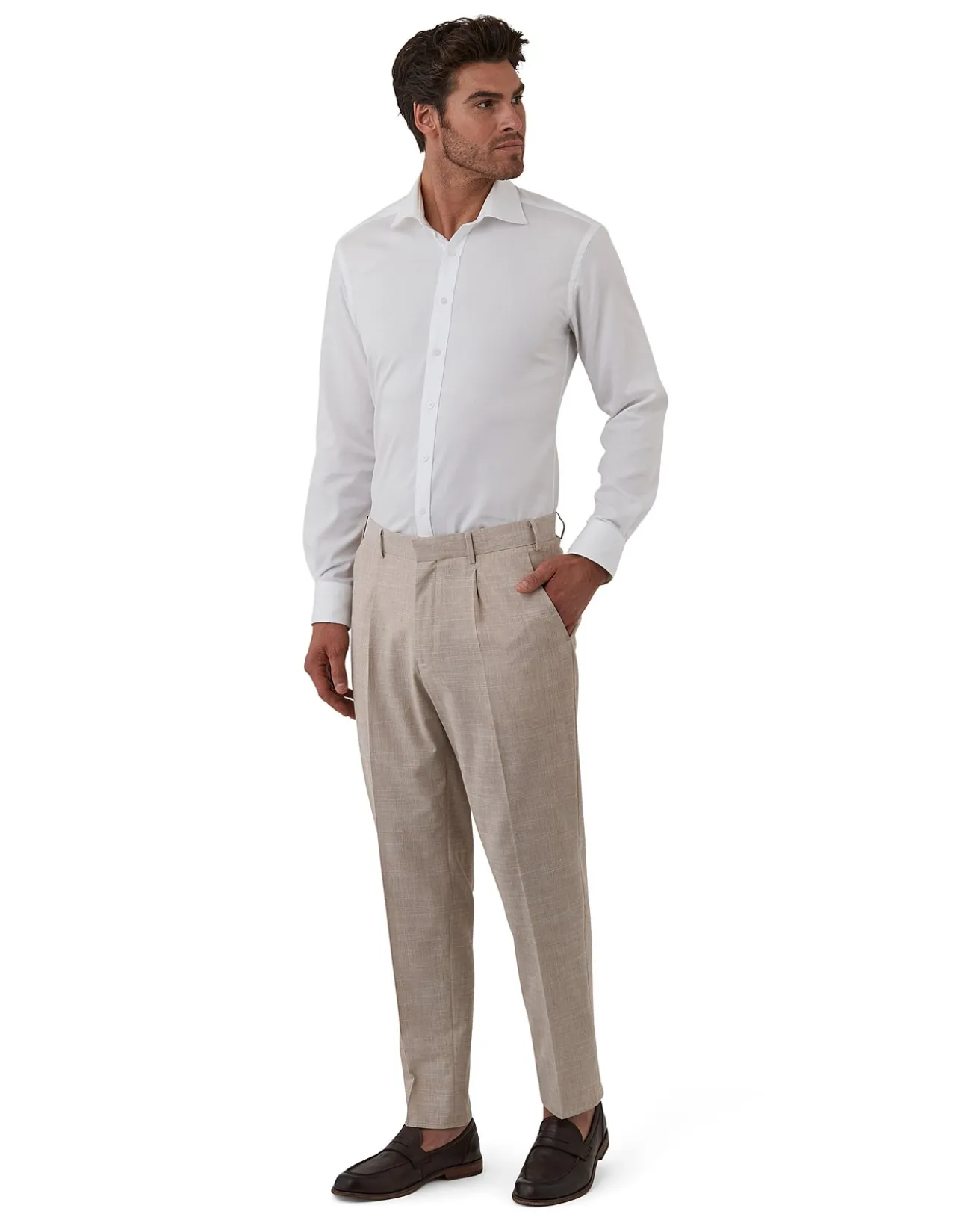 SLUB TEXTURE TROUSER