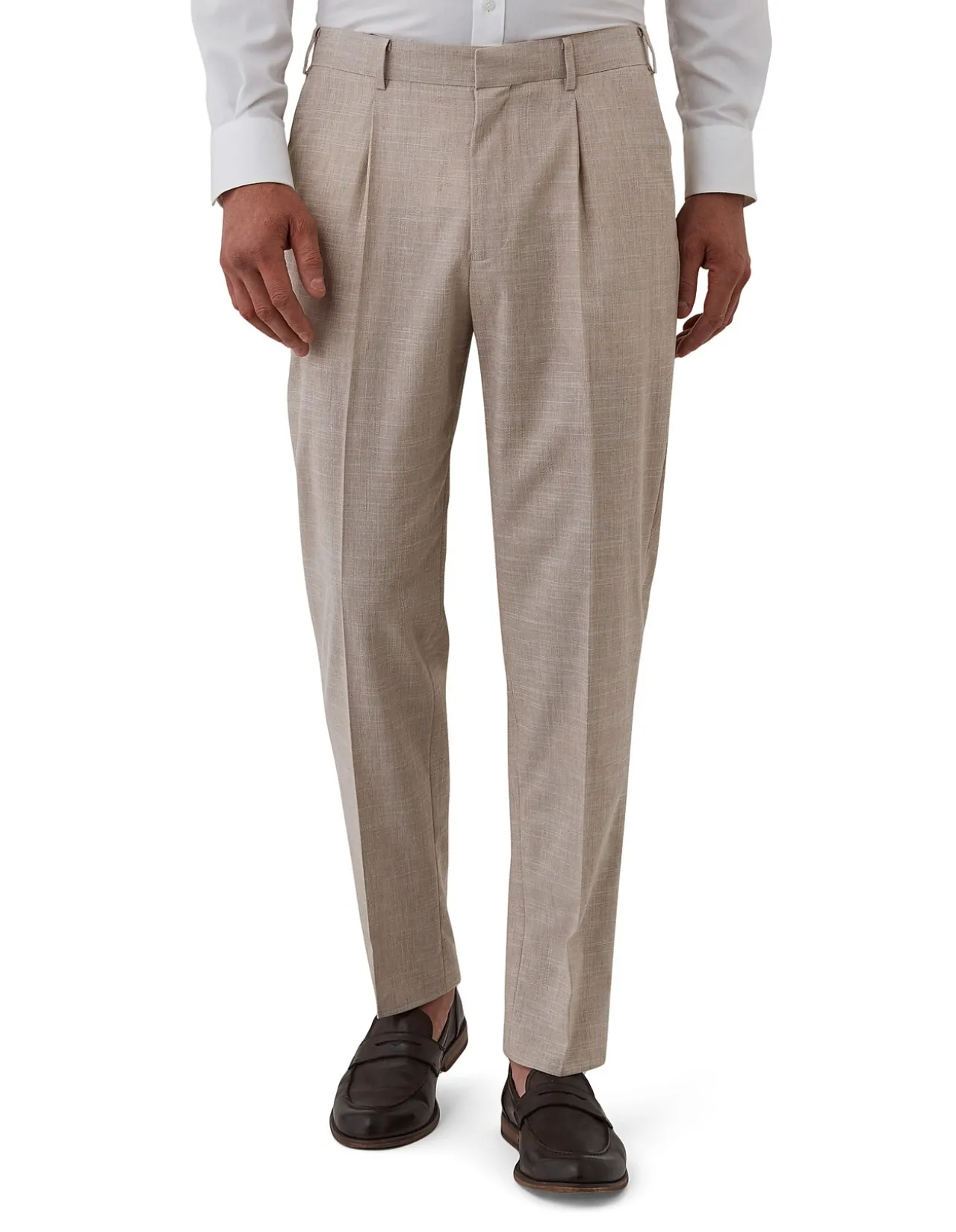 SLUB TEXTURE TROUSER