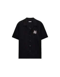 SNAKE EMBROIDERED SS SHIRT