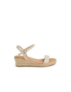 Sofi Milk Leather Espadrilles