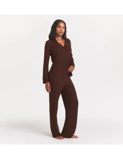 SOFT LOUNGE RIB SLEEP SET