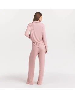 SOFT LOUNGE RIB SLEEP SET