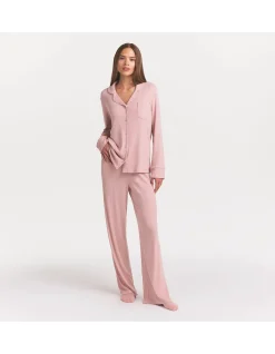 SOFT LOUNGE RIB SLEEP SET