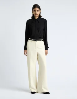 SOFT VISCOSE RUCHED SHIRT