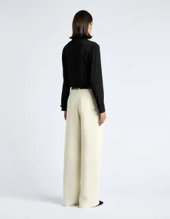 SOFT VISCOSE RUCHED SHIRT