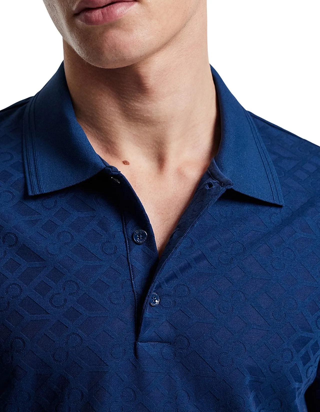 Solid Monogram Polo
