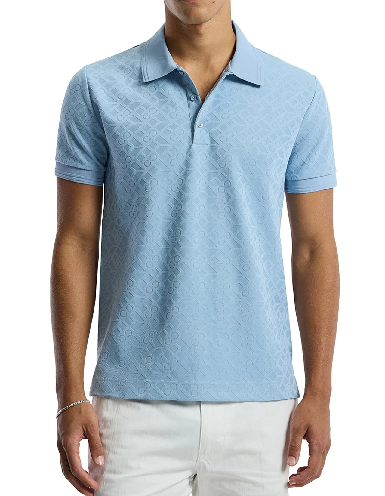 Solid Monogram Polo