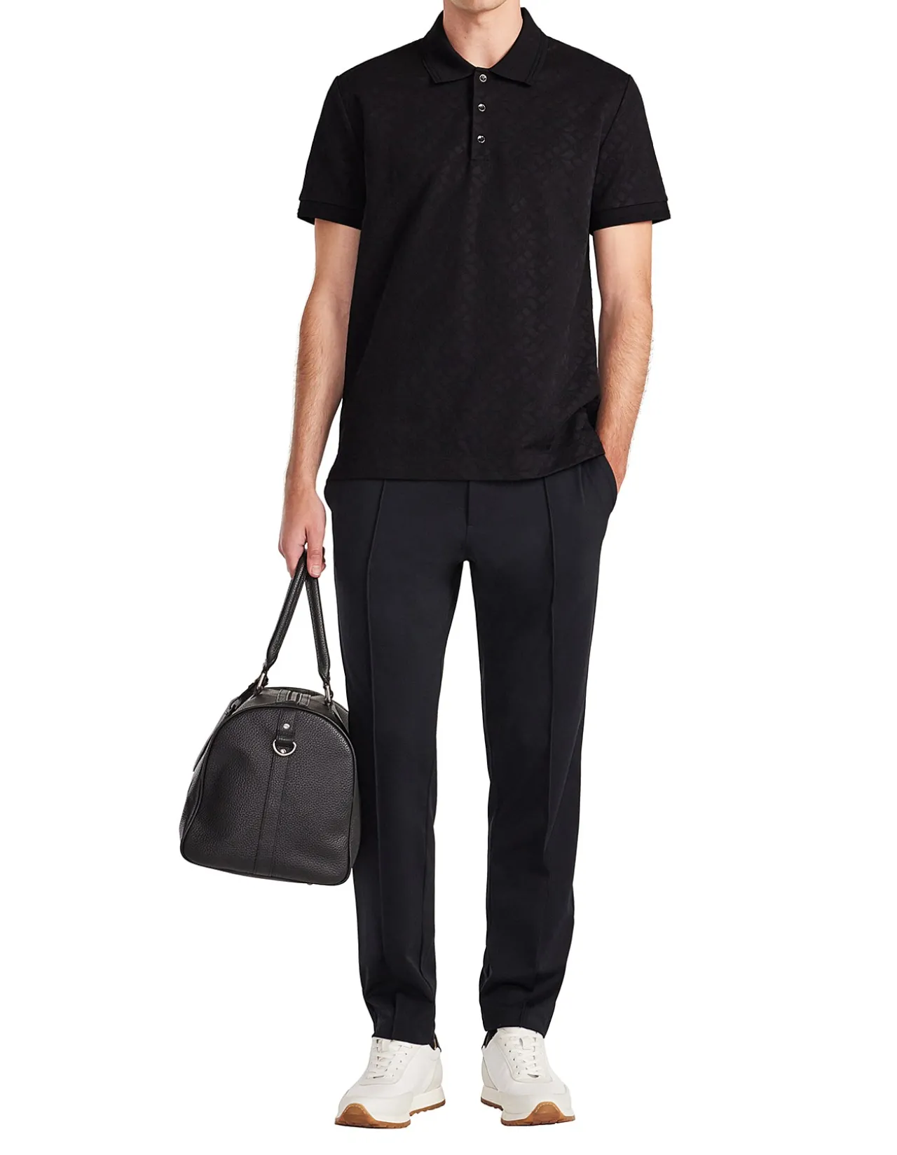 Solid Monogram Polo