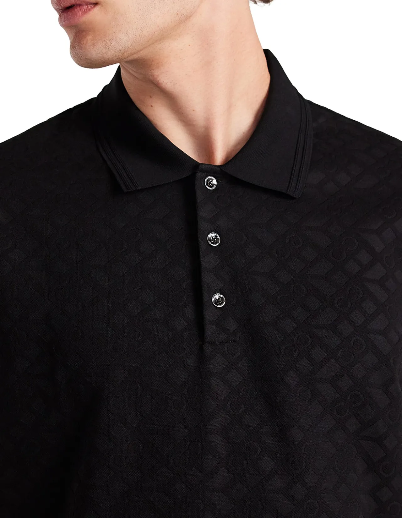 Solid Monogram Polo
