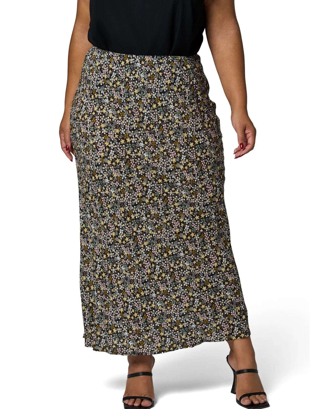 SOMETHING 4 OLIVIA - EMILY PRINTED MIDI SKIRT