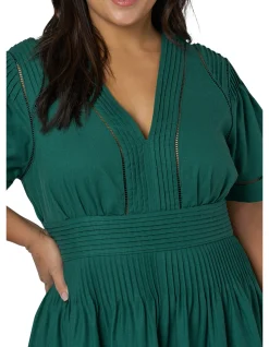 SOMETHING FOR OLIVIA - ABBY LINEN MAXI DRESS