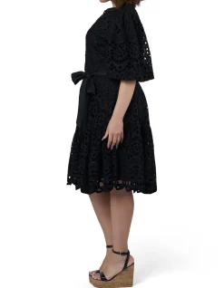 SOMETHING 4 OLIVIA-CLAUDIA BRODERIE DRESS