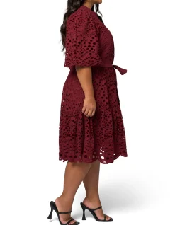 SOMETHING 4 OLIVIA-CLAUDIA BRODERIE DRESS