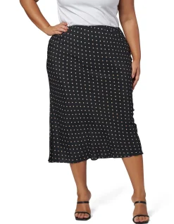 SOMETHING 4 OLIVIA - EMILY PRINT MIDI SKIRT