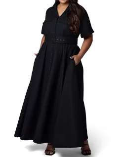 SOMETHING 4 OLIVIA-GABRIELLE LINEN MAXI DRESS