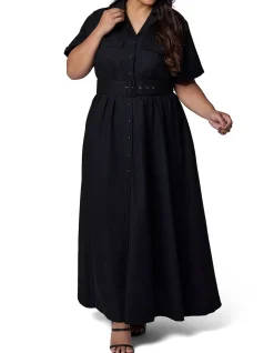 SOMETHING 4 OLIVIA-GABRIELLE LINEN MAXI DRESS