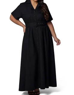 SOMETHING 4 OLIVIA-GABRIELLE LINEN MAXI DRESS