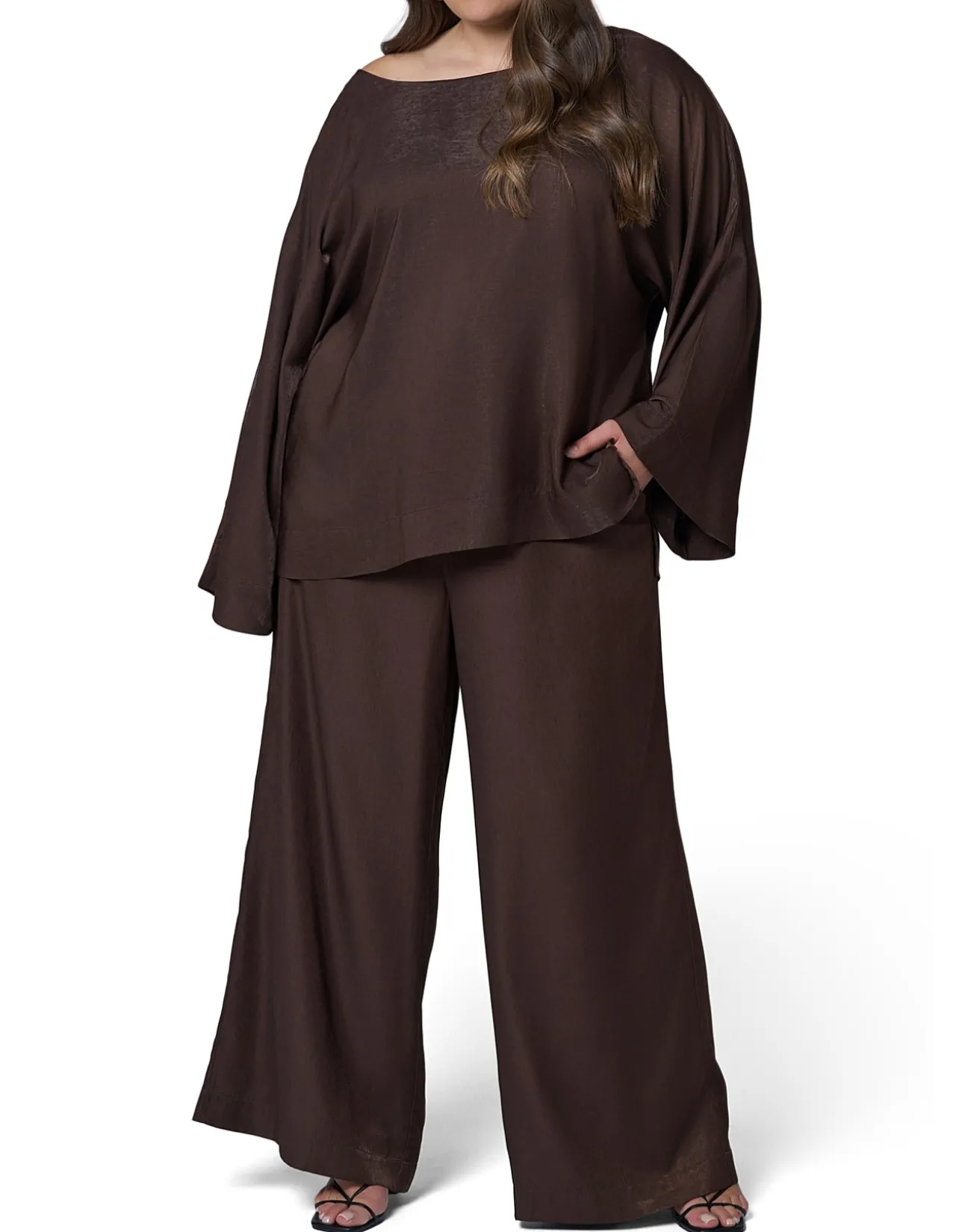 SOMETHING 4 OLIVIA-ISLA SATIN PANT