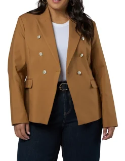 SOMETHING 4 OLIVIA-MADELEINE BUTTON BLAZER