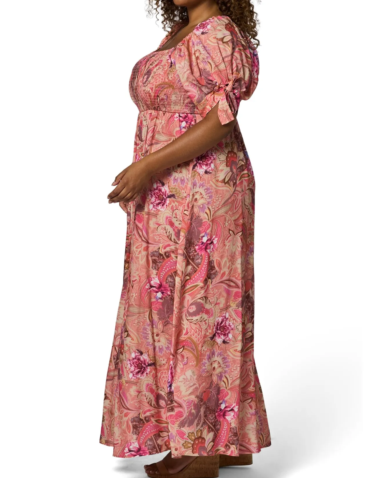 SOMETHING 4 OLIVIA-MAEVE RUFFLE MAXI DRESS