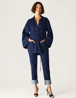 SONIA DENIM TUNIC TOP
