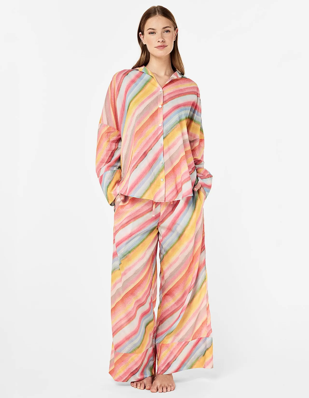 Sophie Stripe Full Length PJ