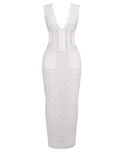 SOPHINA PLUNGE MAXI DRESS