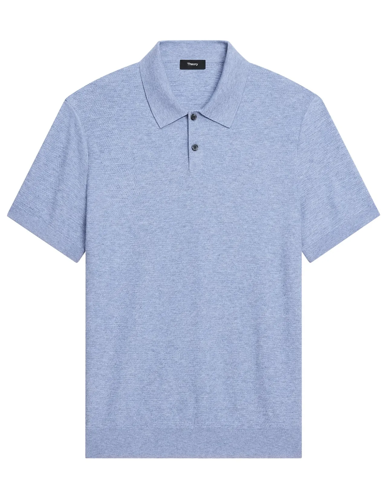 Soris Short-Sleeve Polo in Light Bilen