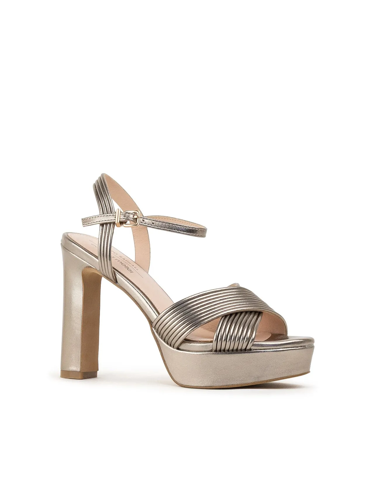 SORROW110 TUBED CROSSOVER PLATFORM SANDAL