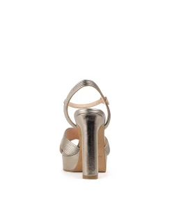 SORROW110 TUBED CROSSOVER PLATFORM SANDAL