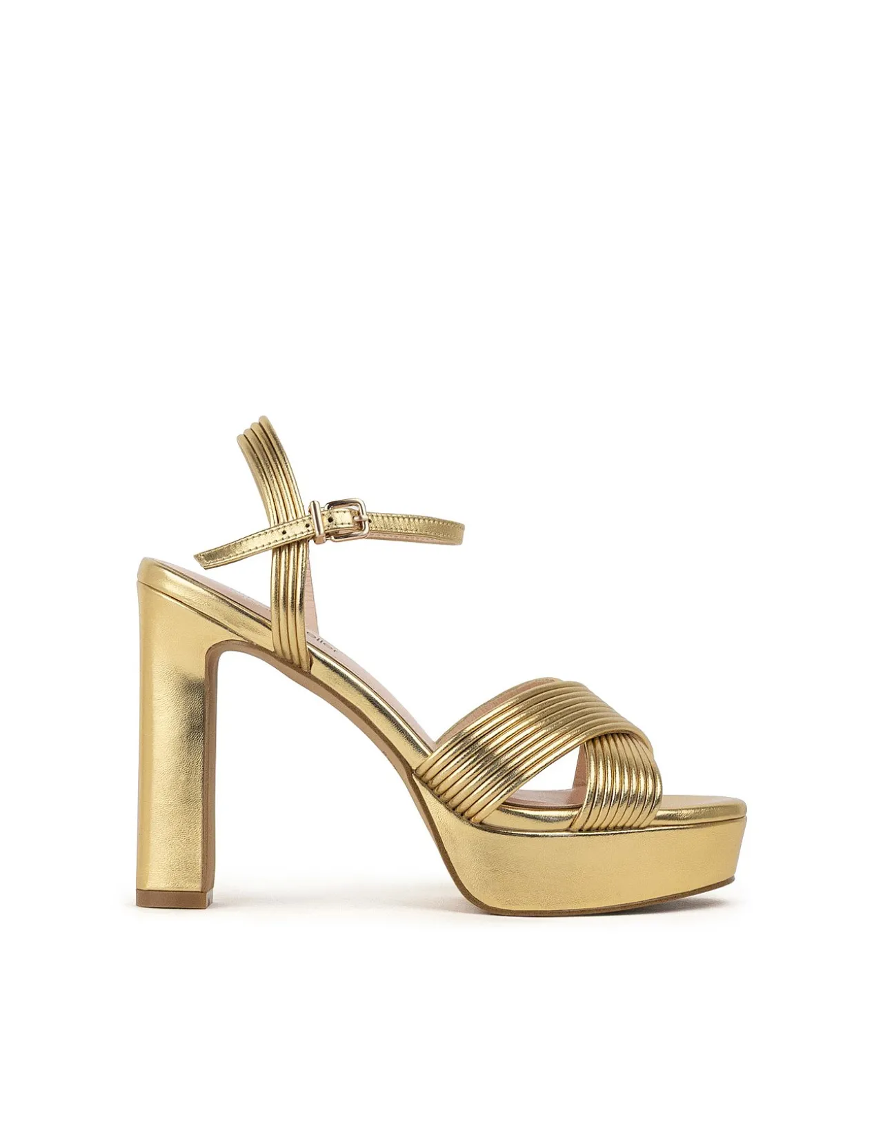 SORROW110 TUBED CROSSOVER PLATFORM SANDAL
