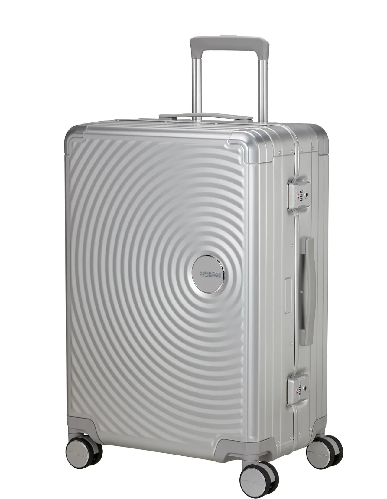 Soundbox Aluminium 68cm Medium Suitcase Silver