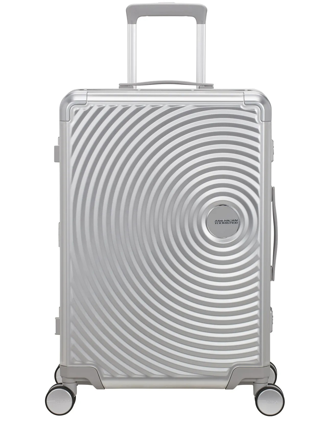 Soundbox Aluminium 68cm Medium Suitcase Silver