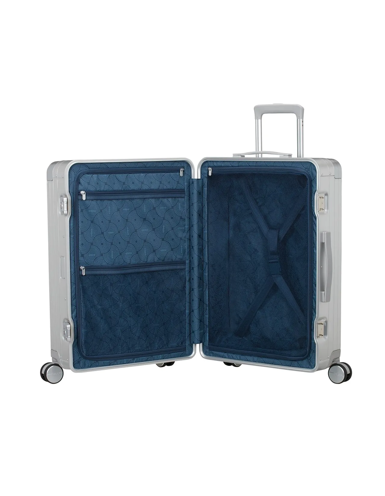 Soundbox Aluminium 68cm Medium Suitcase Silver