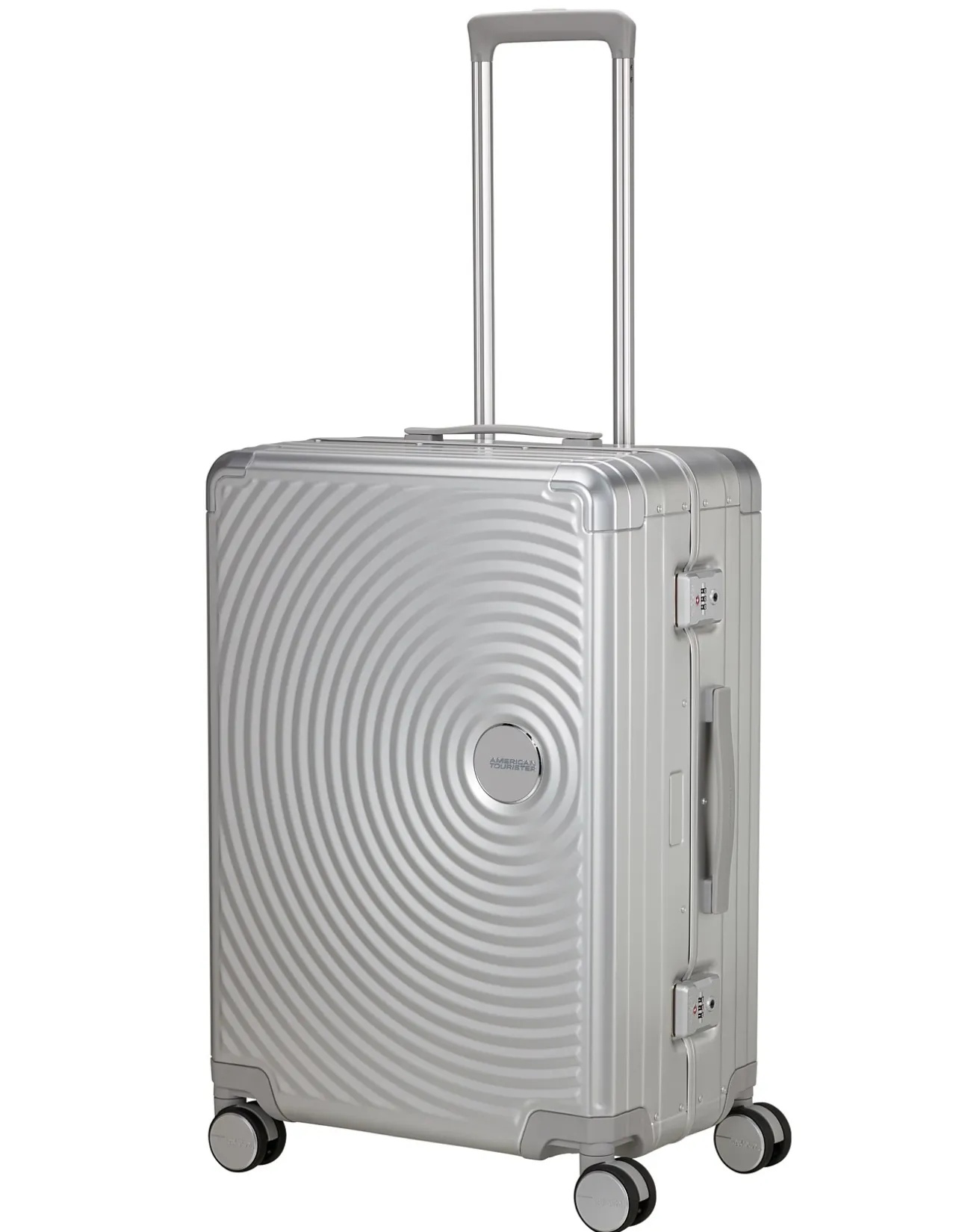 Soundbox Aluminium 68cm Medium Suitcase Silver