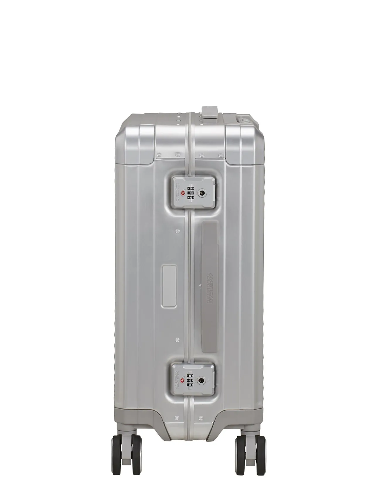 Soundbox Aluminium 55cm Small Carry-On Suitcase Silver