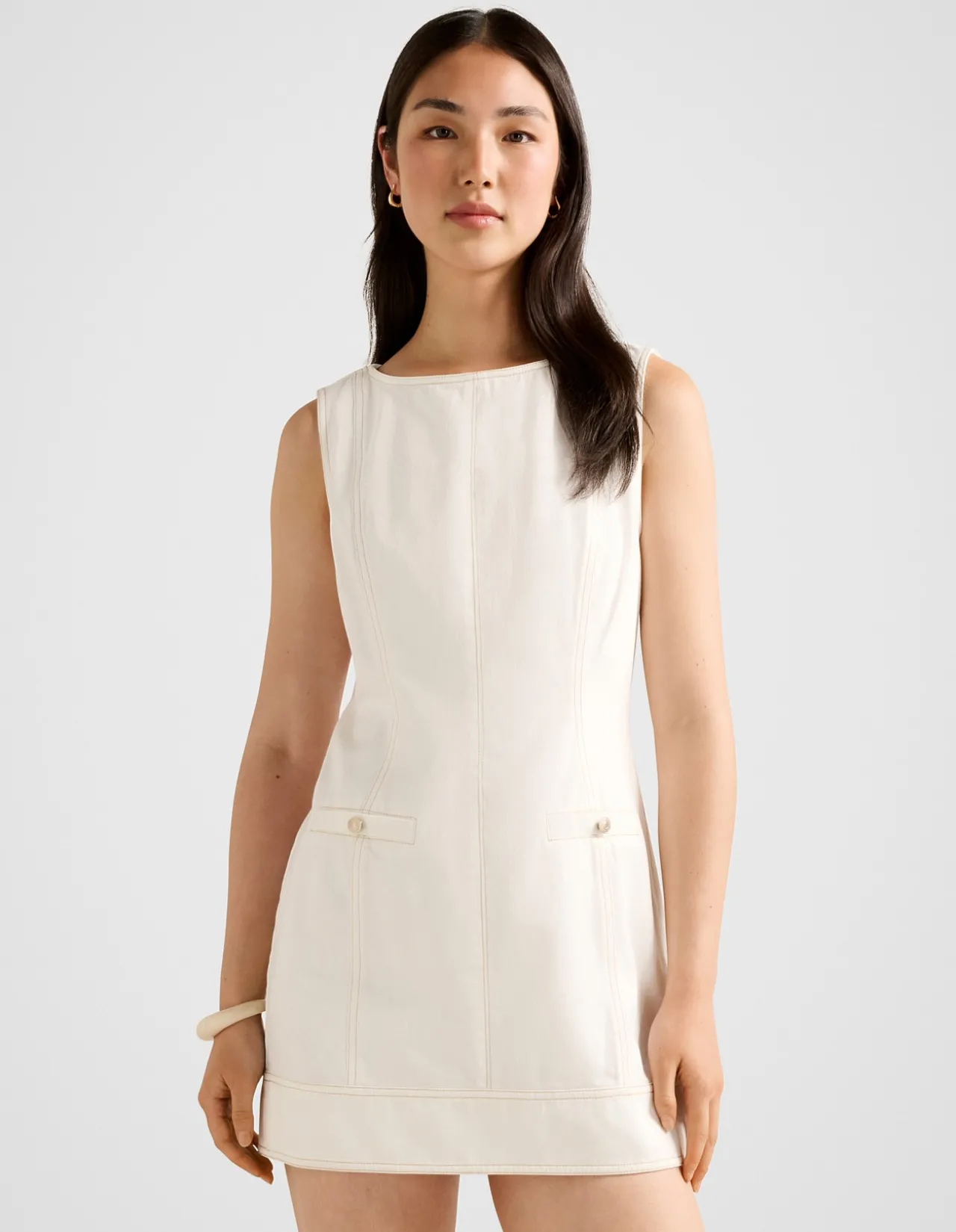 SPENCER DENIM MINI DRESS