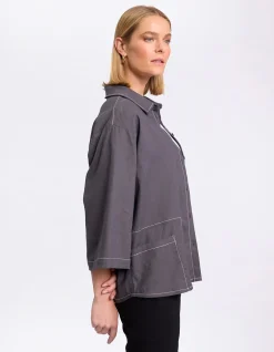 SPLICED POCKET SHIRT