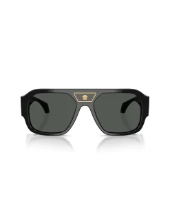 Square BLACK DARK GREY Sunglasses