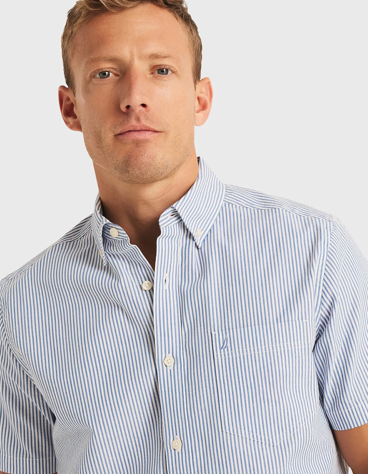 S/S SEERSUCKER STRIPE SHIRT
