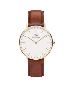 St Mawes 36mm Rose Gold White Dial Watch