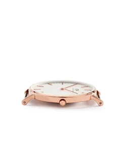 St Mawes 36mm Rose Gold White Dial Watch