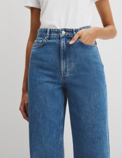 Straight Leg High Rise Denim Jean