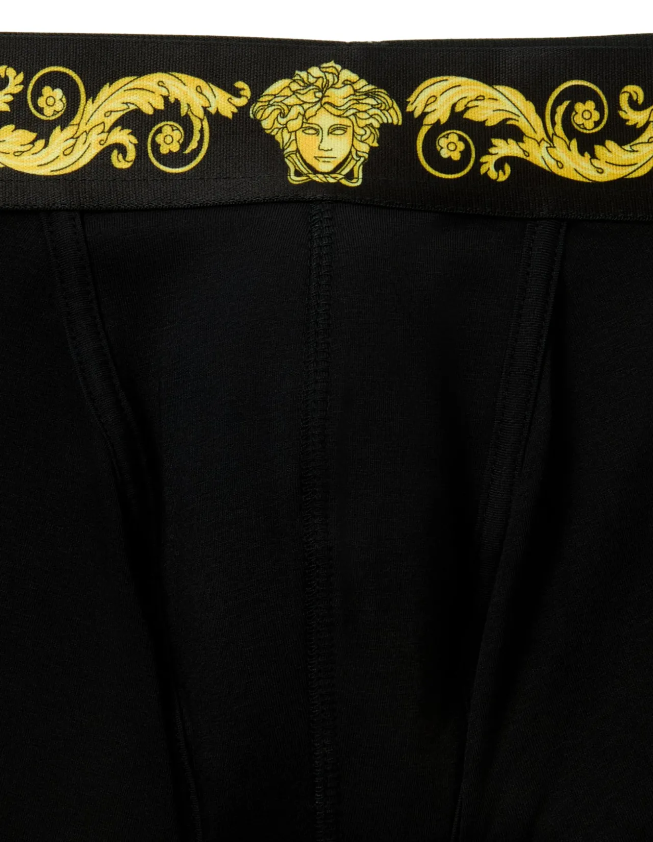 STRETCH ORGANIC PRINTED ELASTIC WAISTBAND JERSEY SHORT TRUNK